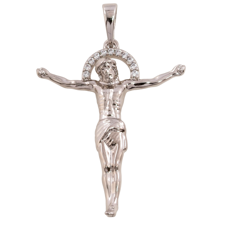 Кулон Xuping Родій Розп'яття для ланцюжка до 6мм фото №1