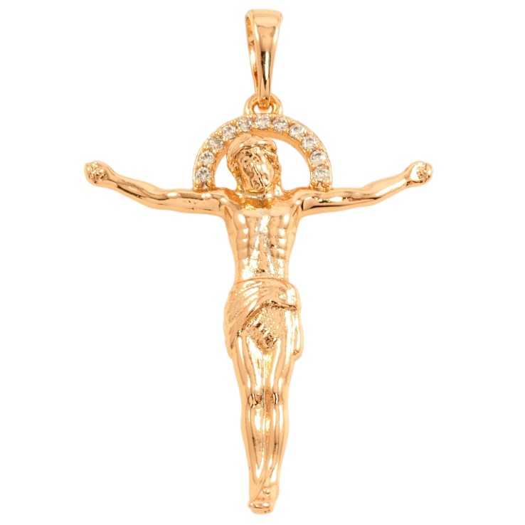 Кулон Xuping Позолота 18K Распятие для цепочки до 6мм фото №6 Кулон Xuping Позолота 18K Распятие для цепочки до 6мм фото №6
