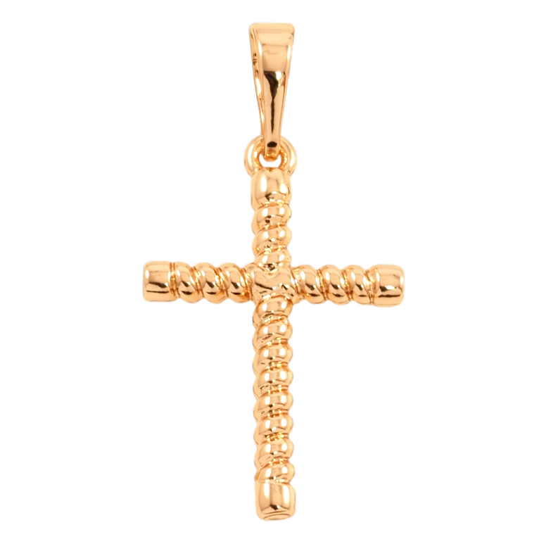 Кулон Xuping Позолота 18K Хрест декоративний для ланцюжка до 6мм фото №22