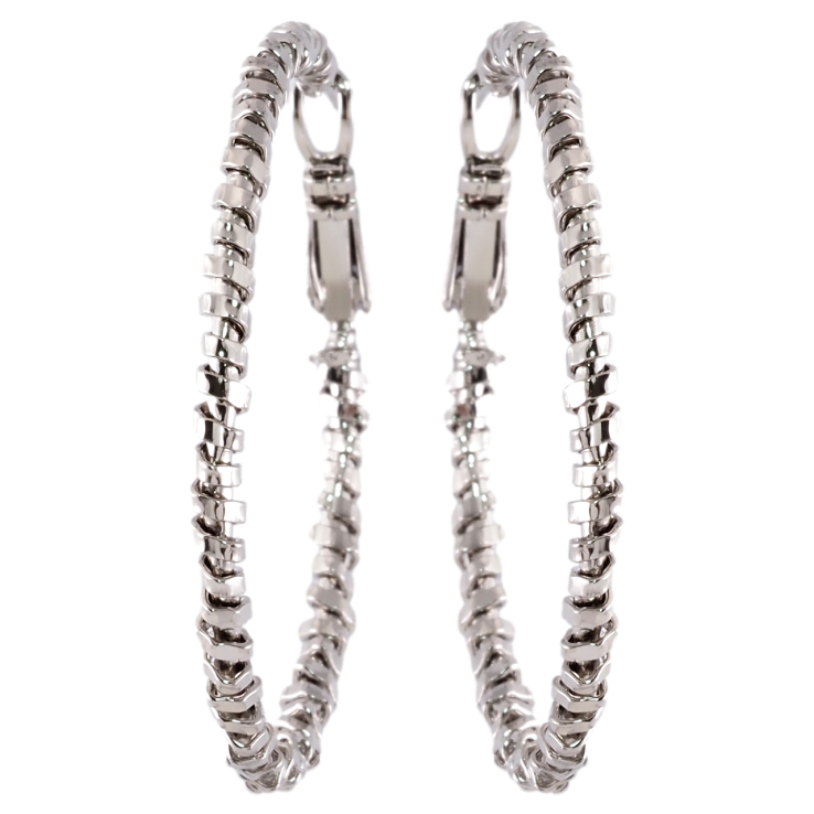 Сережки Xuping Родій кільця (конго) Декоративний візерунок ø 4см фото №18