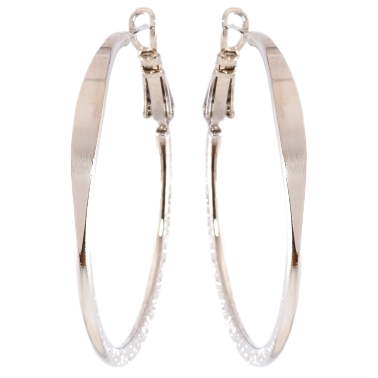 Сережки Xuping Родій кільця (конго) Декоративний візерунок ø 4см фото №20