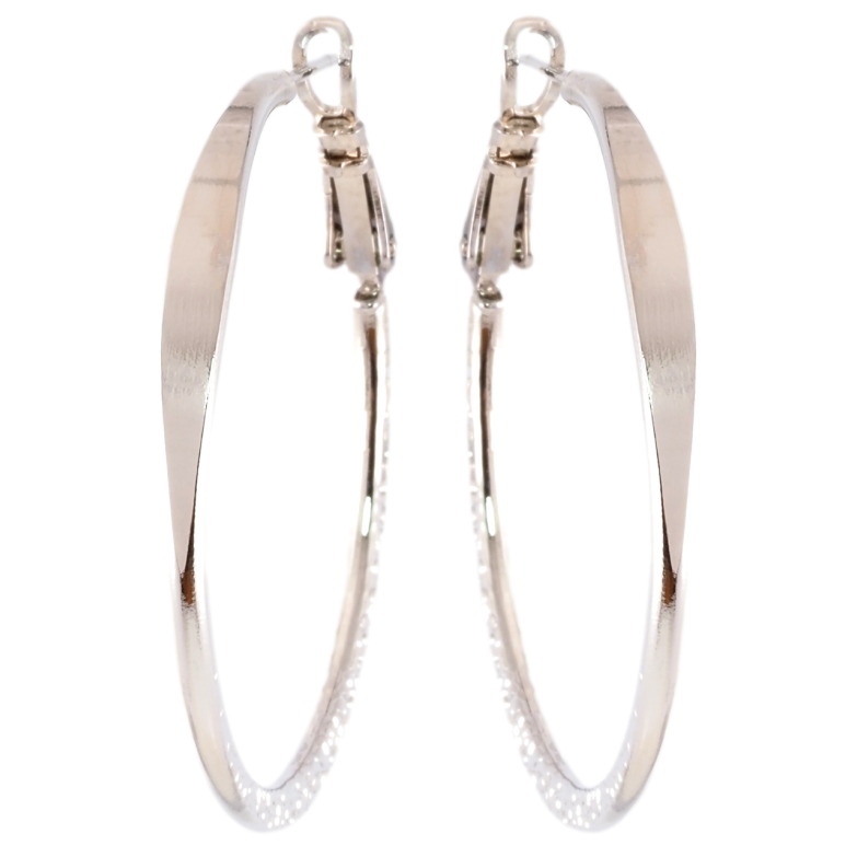 Сережки Xuping Родій кільця (конго) Декоративний візерунок ø 4см фото №4