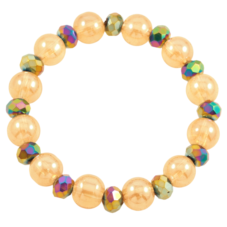 Браслет на гумці скло «Золотисто-хамелеонові намистини, ø 8мм і 10мм» вільний розмір фото №16 Браслет на гумці скло «Золотисто-хамелеонові намистини, ø 8мм і 10мм» вільний розмір фото №16