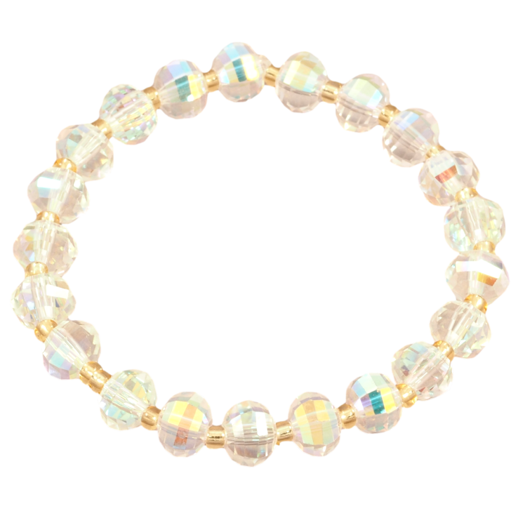 Браслет на гумці скло «Райдужні скляні намистини, ø 7мм» вільний розмір фото №22 Браслет на гумці скло «Райдужні скляні намистини, ø 7мм» вільний розмір фото №22