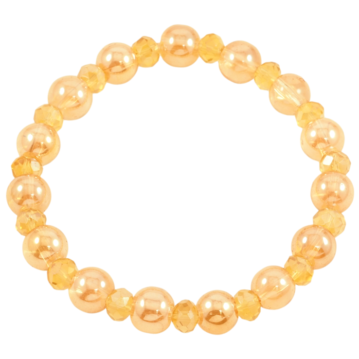 Браслет на гумці скло «Золотисті скляні намистини, ø 6мм і 8мм» вільний розмір фото №17 Браслет на гумці скло «Золотисті скляні намистини, ø 6мм і 8мм» вільний розмір фото №17