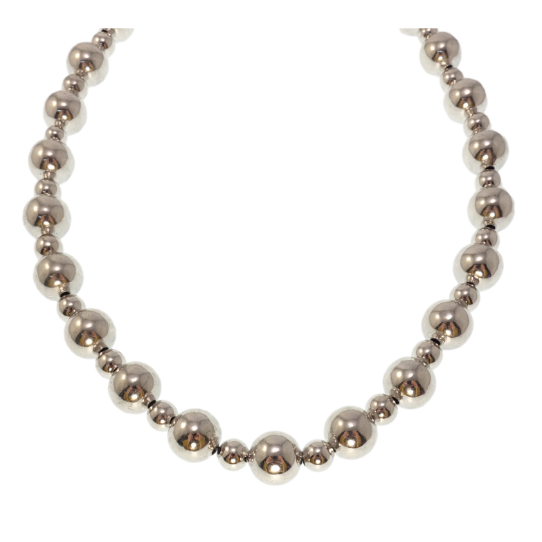 Кольє Xuping Родій Буси з родованих намистин розмір 40-45см х 6-10мм фото №1 Кольє Xuping Родій Буси з родованих намистин розмір 40-45см х 6-10мм фото №1