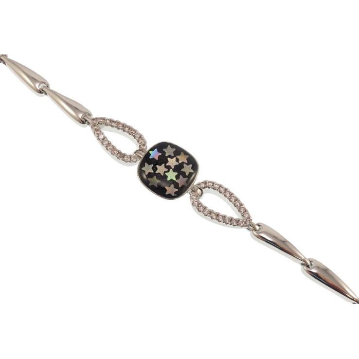 Браслет Xuping Родий Звездная ночь размер 16,5см х 4мм фото №9