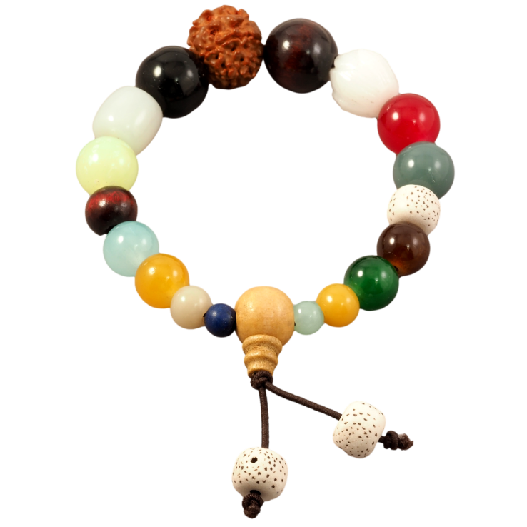 Браслет на гумці скло «Різнокольорові намистини з підвісками, ø 6-14мм» вільний розмір фото №24 Браслет на гумці скло «Різнокольорові намистини з підвісками, ø 6-14мм» вільний розмір фото №24