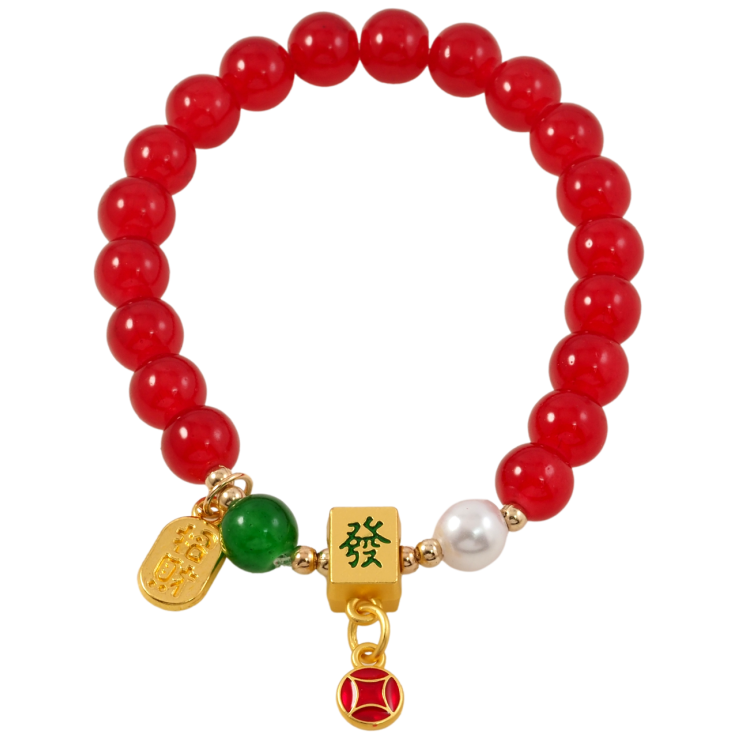 Браслет на гумці скло «Червоні намистини та підвіски з китайськими ієрогліфами, ø 8мм вільний розмір фото №4 Браслет на гумці скло «Червоні намистини та підвіски з китайськими ієрогліфами, ø 8мм вільний розмір фото №4