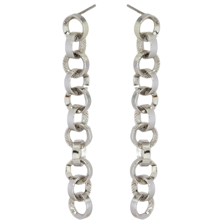 Серьги Xuping Родий пусеты Подвески цепочки фото №15