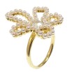 Кольцо Xuping QQMM Позолота 14K Жемчужный цветок фото №2