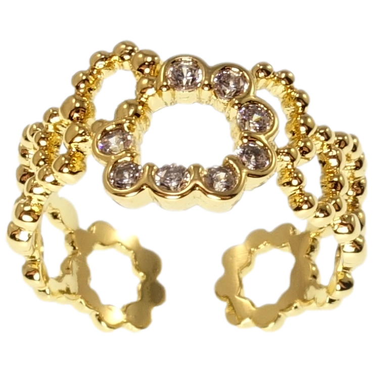 Каблучка Xuping QQMM Позолота 14K Фігурне фото №9