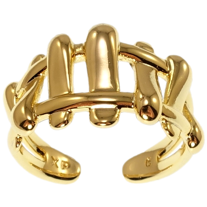 Кольцо Xuping QQMM Позолота 14K Декоративный орнамент фото №1