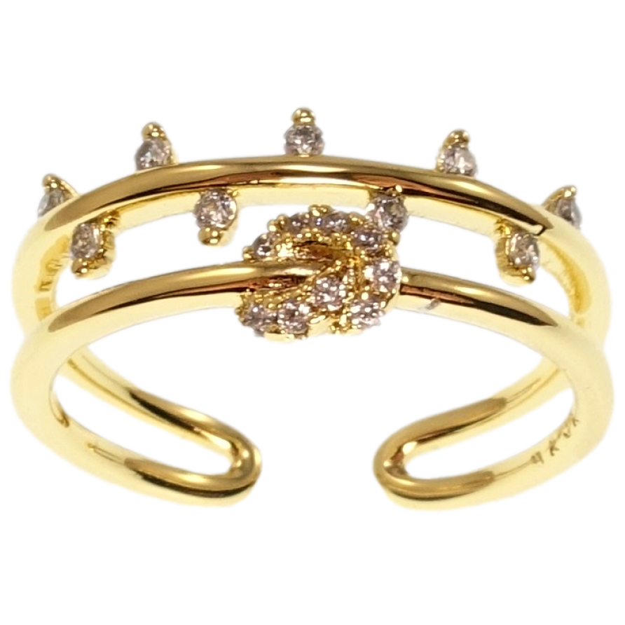 Кольцо Xuping QQMM Позолота 14K Инкрустация цирконий фото №1