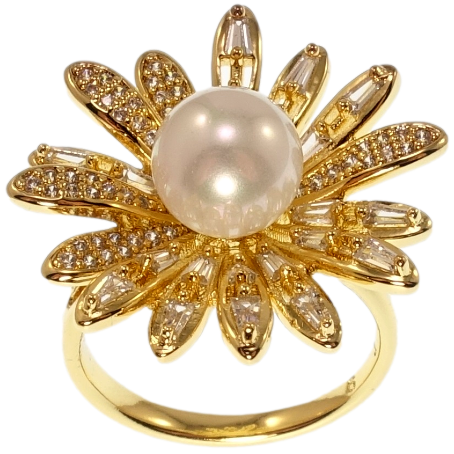 Кольцо Xuping QQMM Позолота 14K Цветок фото №1