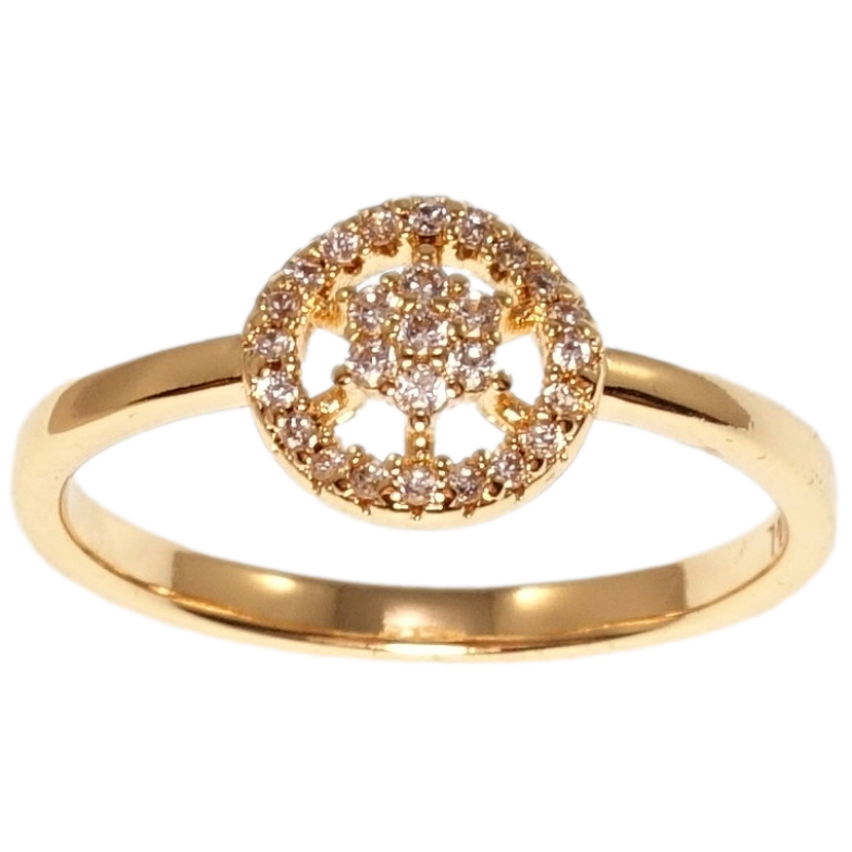 Каблучка Xuping M&L Колір 18K Колесо удачі фото №3