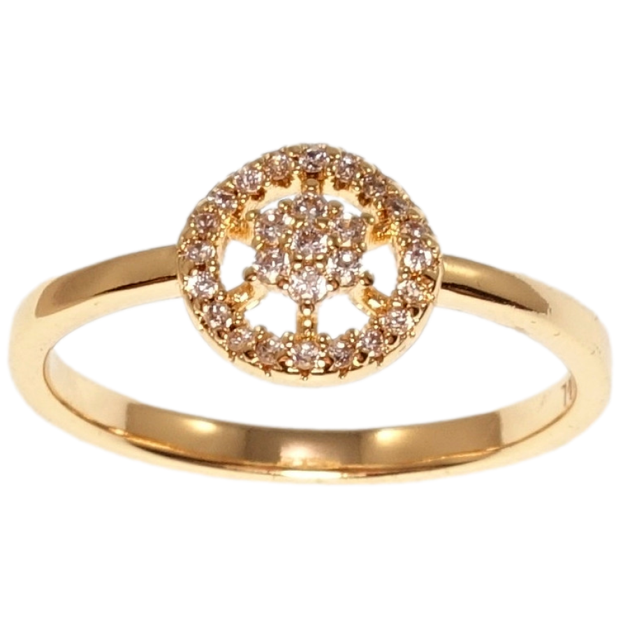 Кольцо Xuping M&L Цвет 18K Колесо фортуны фото №1