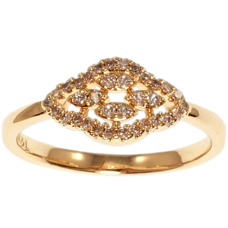 Кольцо Xuping M&L Цвет 18K Блеск фото №8