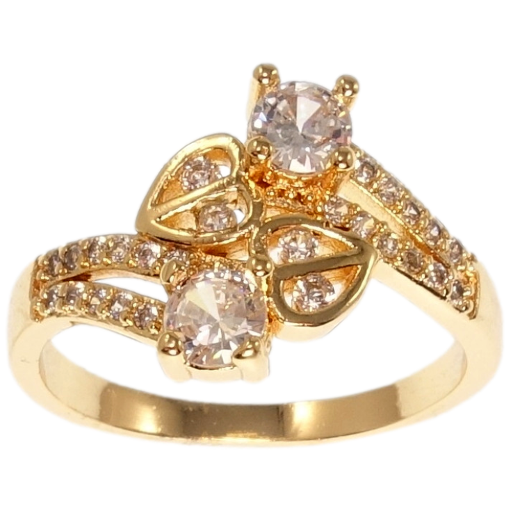 Кольцо Xuping M&L Цвет 18K Пылкость сердец фото №19