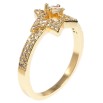 Кольцо Xuping M&L Цвет 18K Звездочка с цирконием фото №2