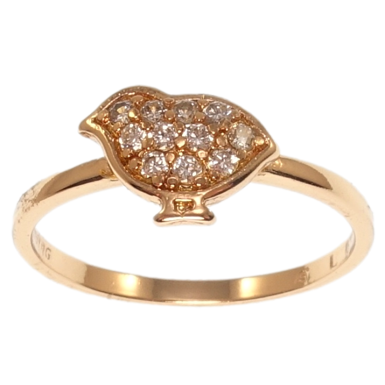 Каблучка Xuping Позолота РВ Пташка фото №14