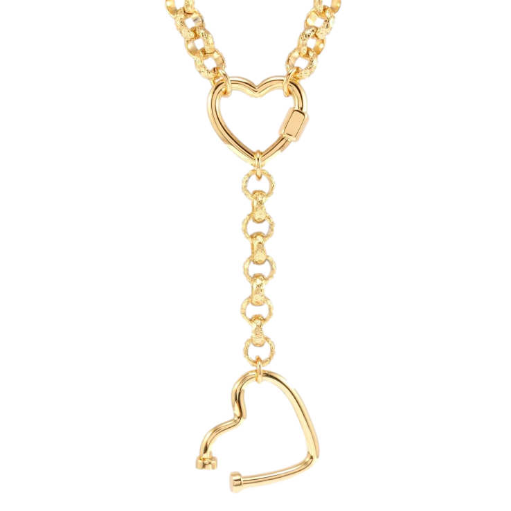 Підвіска на ланцюжку Xuping QQMM Позолота 18K Сердечка на ланцюжку довжина 41-46,5мм х 6мм фото №15