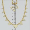 Кольє Xuping QQMM Позолота 14K Трикутники на ланцюжку довжина 45-49.5см х 2мм фото №2