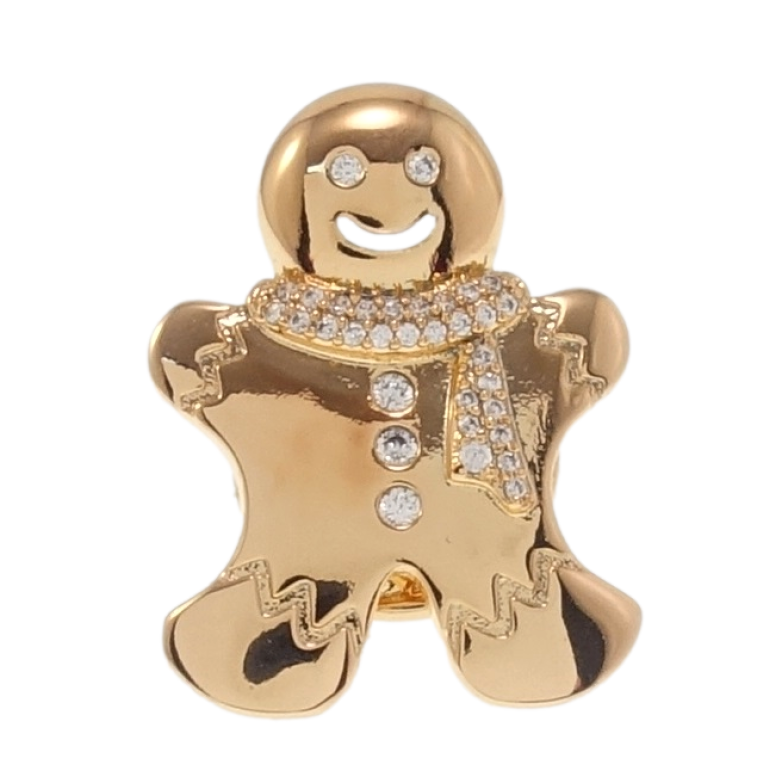 Брошь Xuping QQMM Позолота 18K Пряничный человечек фото №4