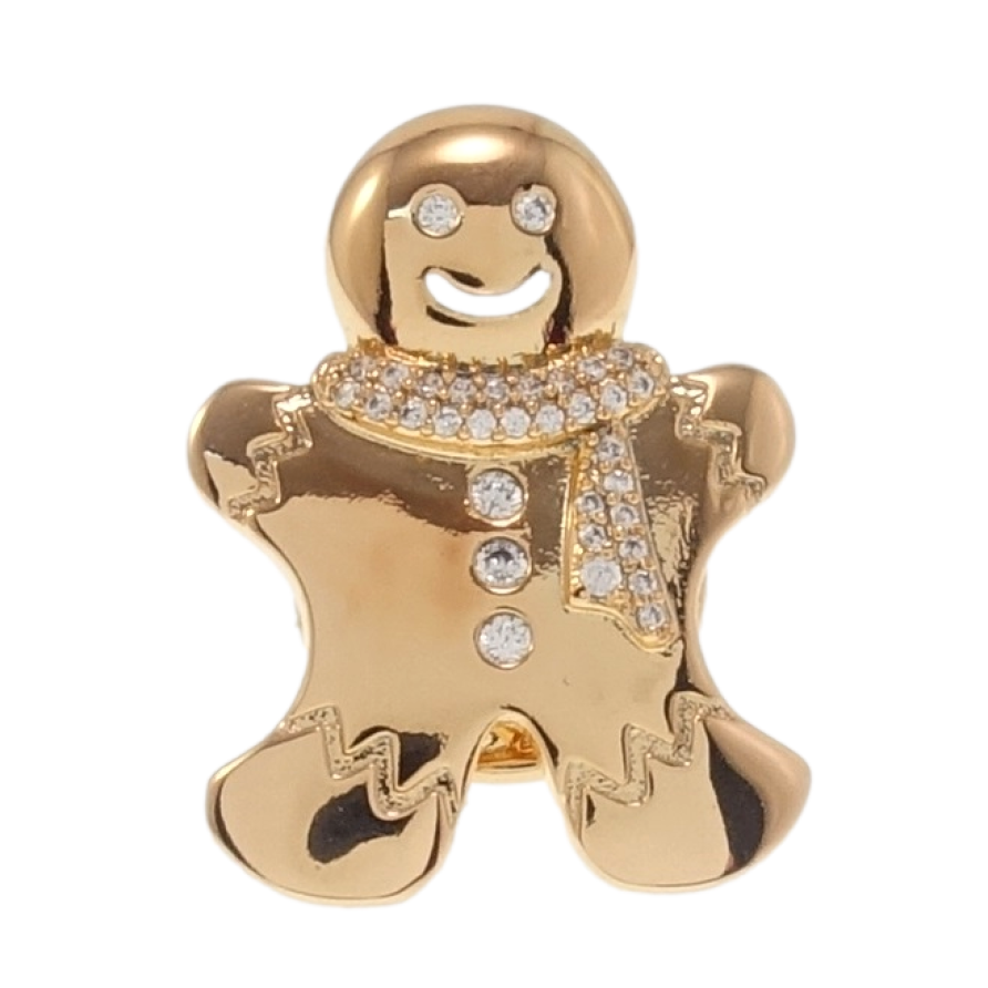 Брошка Xuping QQMM Позолота 18K Пряничний чоловічок фото №1