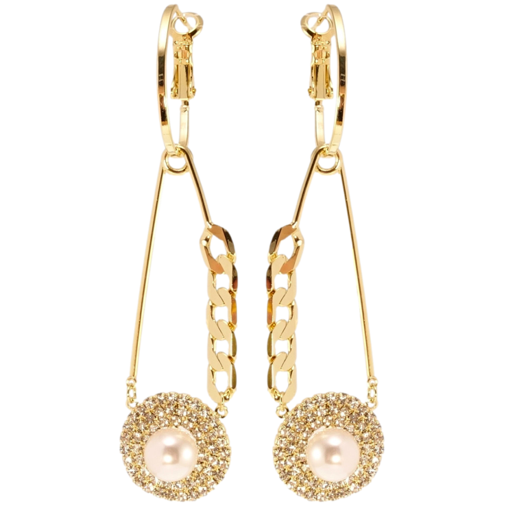 Серьги Xuping JEAN GOUJON Позолота 14K итальянский замок Фантазийные подвески фото №12