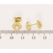 Сережки Xuping JEAN GOUJON Позолота 14K пусети Декоративні квіточки з кристалами фото №2
