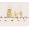 Серьги Xuping JEAN GOUJON Позолота 14K пусеты Цветочный орнамент с цирконием фото №2