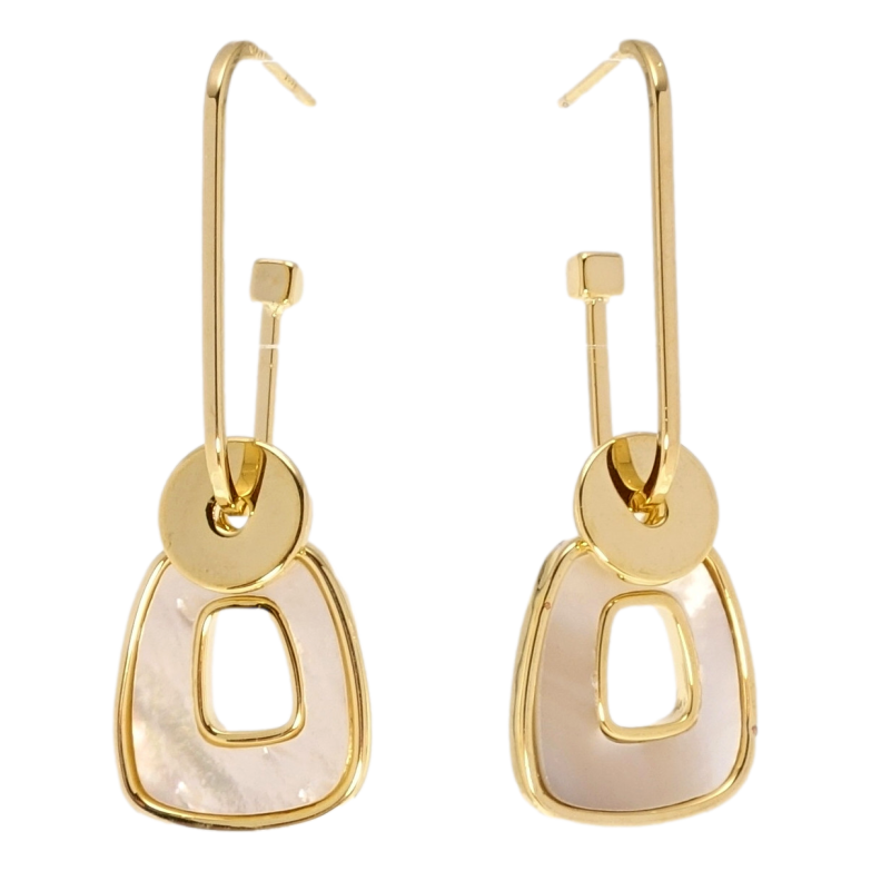 Сережки Xuping JEAN GOUJON Позолота 14K пусети Декоративні підвіски з фото №1