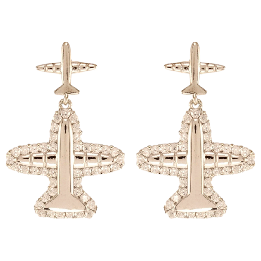 Сережки дитячі Xuping Родій пусети Літачки фото №1