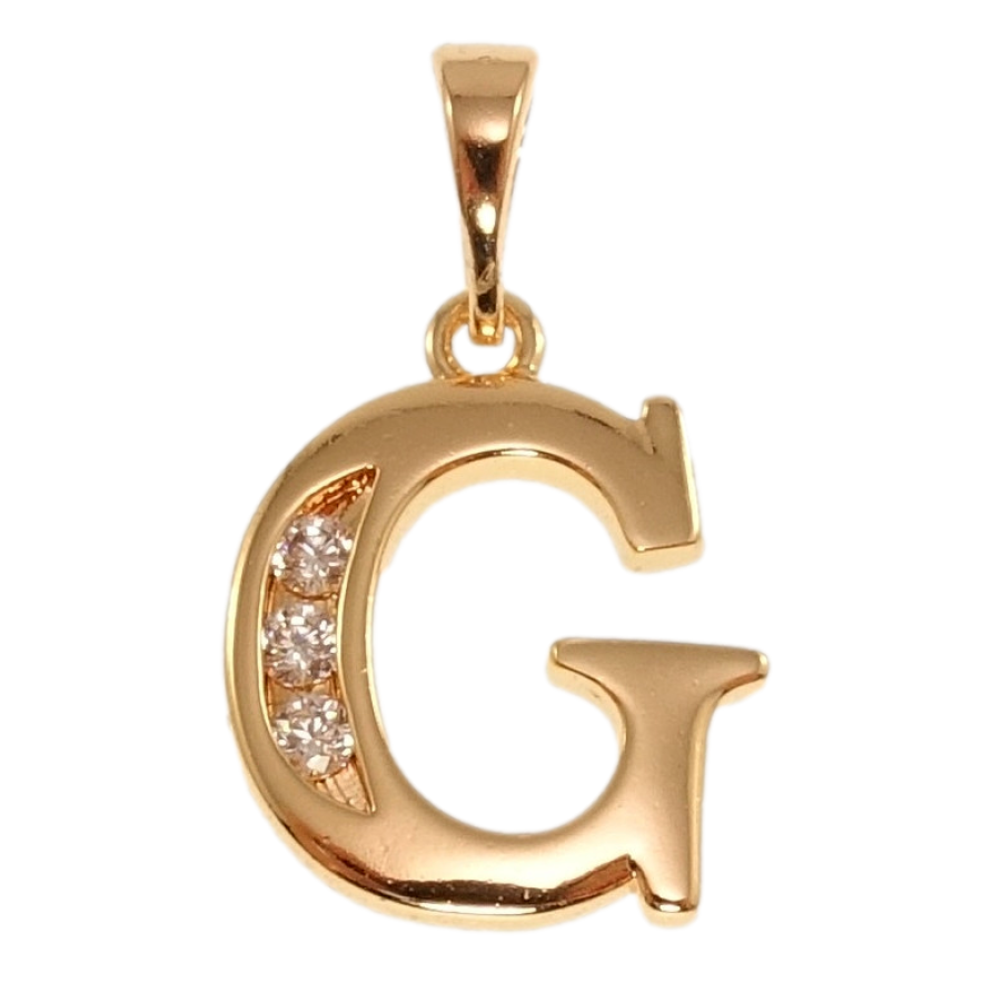 Кулон Xuping M&L Цвет 18K Буква G для цепочки до 5мм фото №1