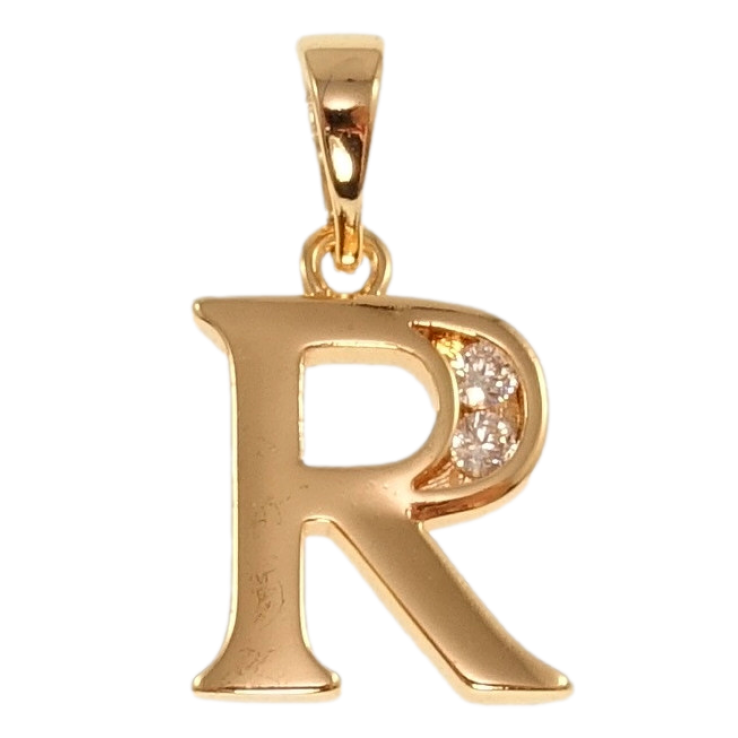 Кулон Xuping M&L Колір 18K Літера R для ланцюжка до 5мм фото №4