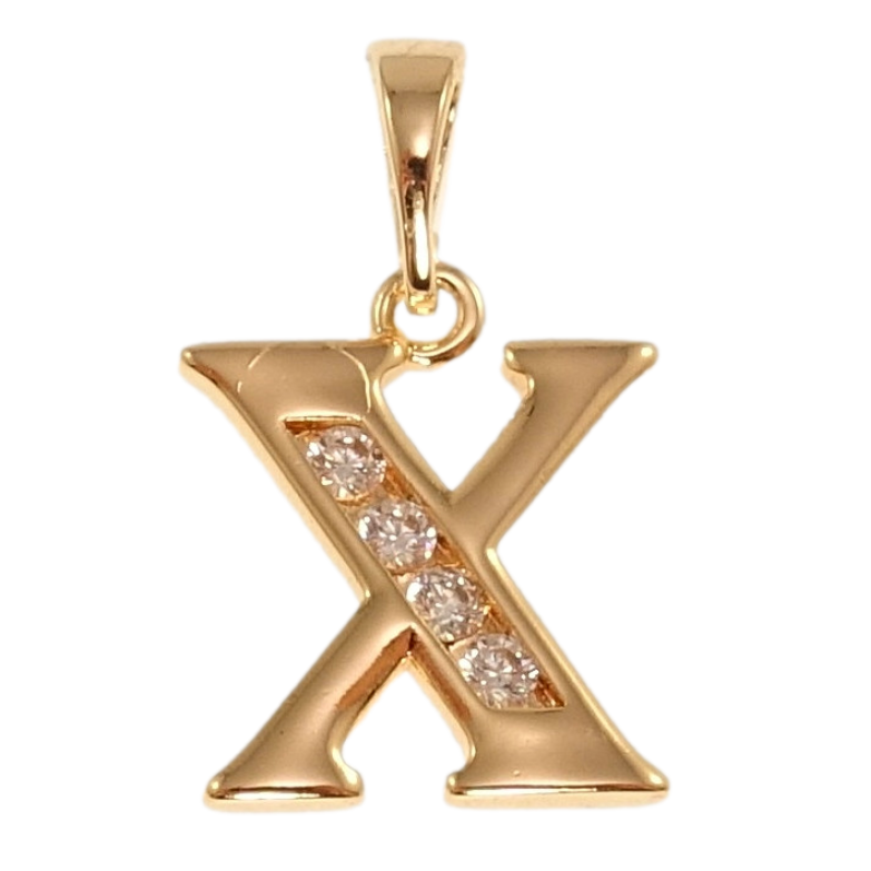 Кулон Xuping M&L Цвет 18K Буква X для цепочки до 5мм фото №4