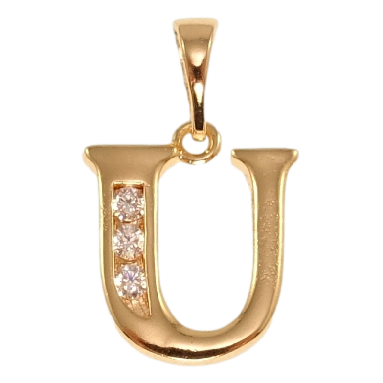 Кулон Xuping M&L Колір 18K Літера U для ланцюжка до 5мм фото №23