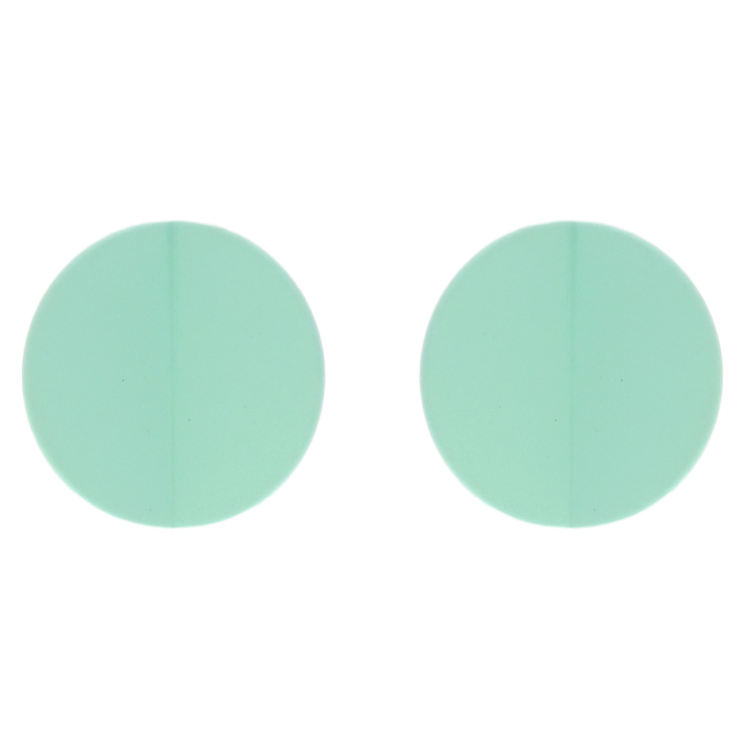 Серьги Xuping JEAN GOUJON Родий пусеты Согнутые круги с покрытием Soft-touch фото №4