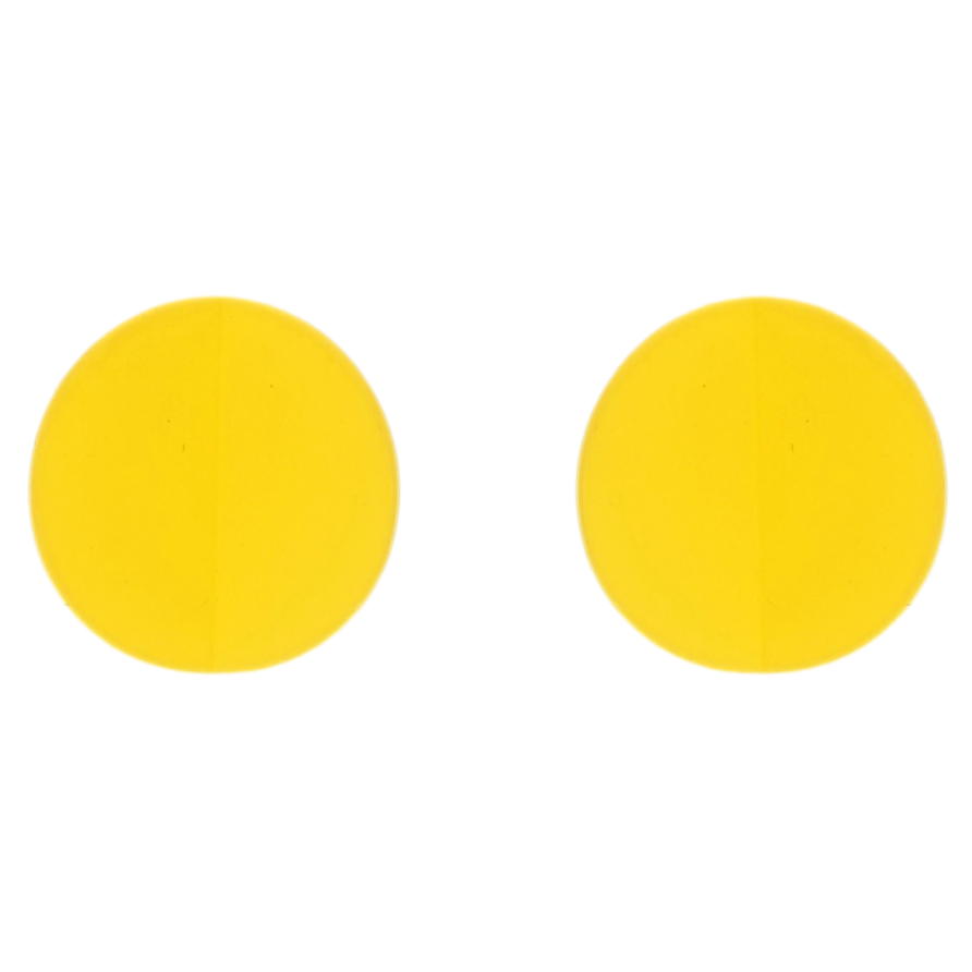 Серьги Xuping JEAN GOUJON Родий пусеты Согнутые круги с покрытием Soft-touch фото №1