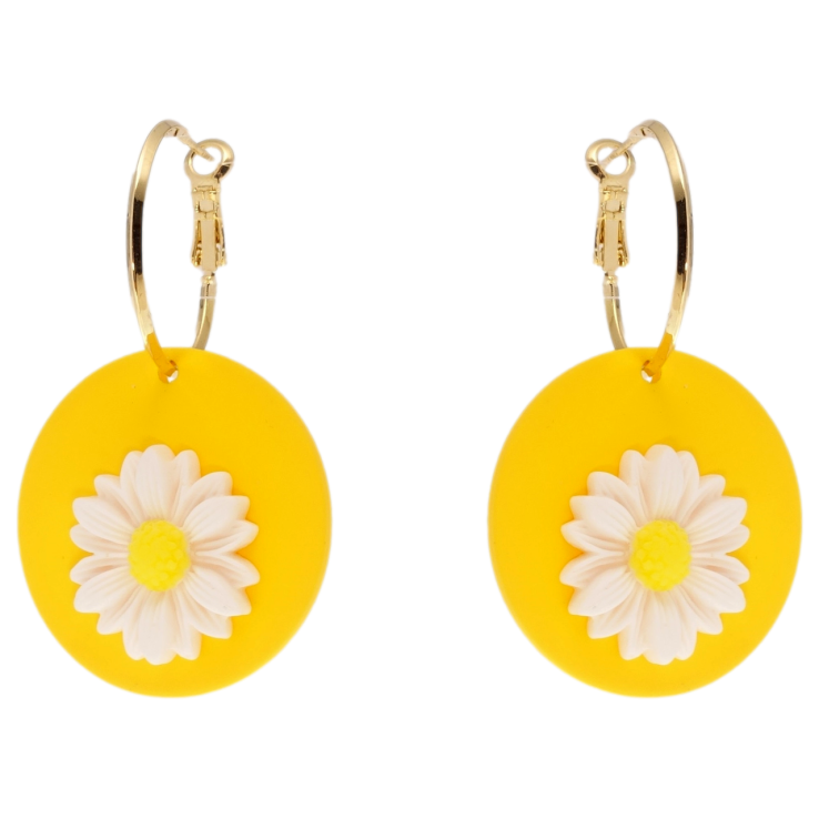 Серьги Xuping JEAN GOUJON Позолота 14K итальянский замок Кольца с подвесками покрытие Soft-touch фото №14