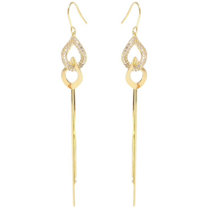 Сережки Xuping JEAN GOUJON Позолота 14K французький замок Елегантність фото №10