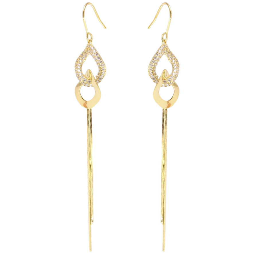 Серьги Xuping JEAN GOUJON Позолота 14K французский замок Элегантность фото №1