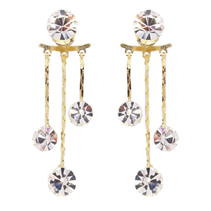 Серьги Xuping JEAN GOUJON Позолота 14K пусеты Декоративные подвески с кристаллами фото №8