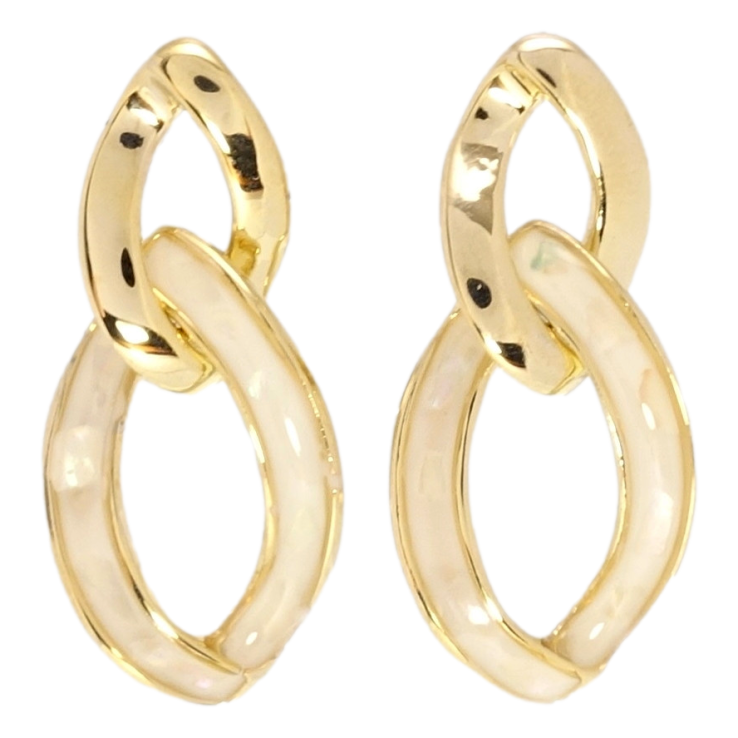 Серьги Xuping JEAN GOUJON Позолота 14K пусеты Гармоничность на одну сторону фото №15