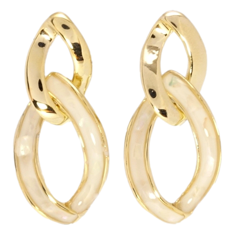 Сережки Xuping JEAN GOUJON Позолота 14K пусети Гармонічність на один бік фото №7