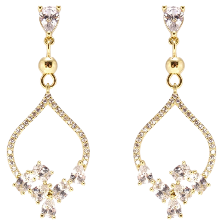 Серьги Xuping JEAN GOUJON Позолота 14K пусеты Богема фото №17