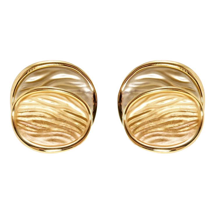 Серьги Xuping JEAN GOUJON Позолота 14K пусеты Прокрашенные овалы фото №12