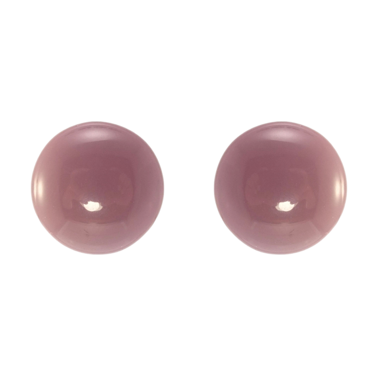 Серьги Xuping JEAN GOUJON Позолота 14K пусеты Сливовые пластиковые круги фото №10