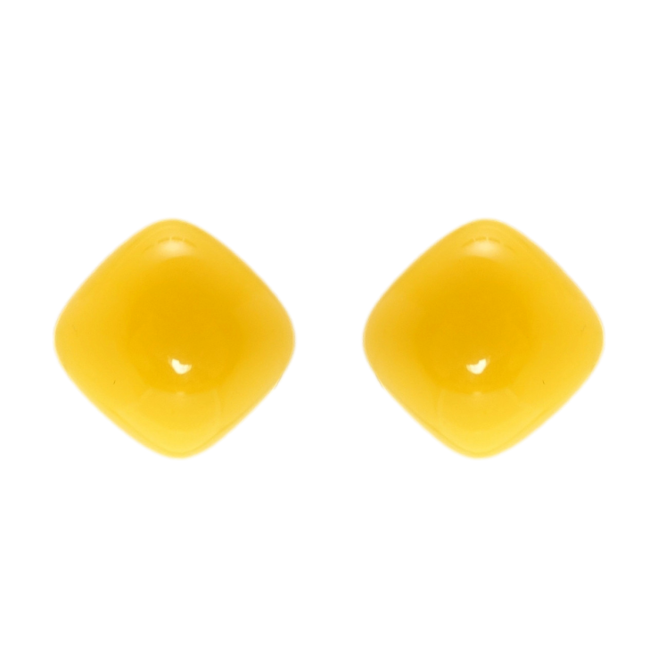 Сережки Xuping JEAN GOUJON Позолота 14K пусети Подушечки із жовтого пластику фото №2